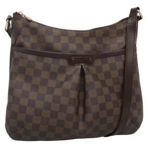LOUIS VUITTON Damier Ebene Bloomsbury PM Shoulder Bag N42251 LV Auth 133881